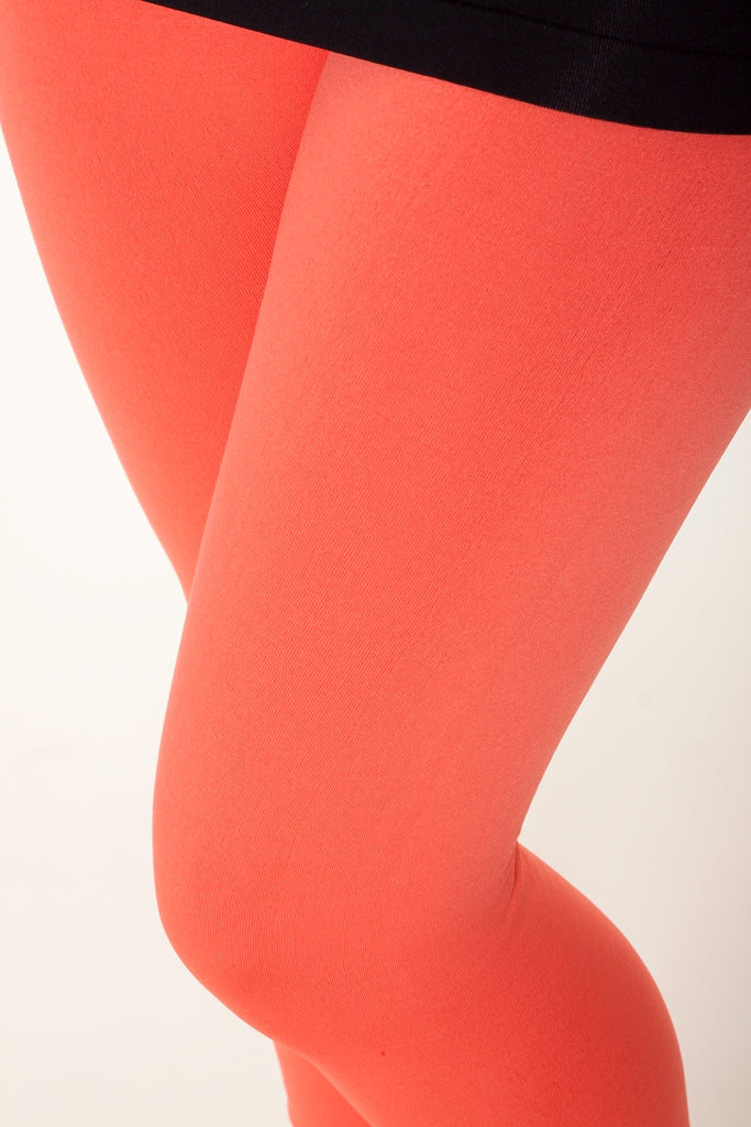 Sweet Tangerine Fleece leggings - SweetLegs