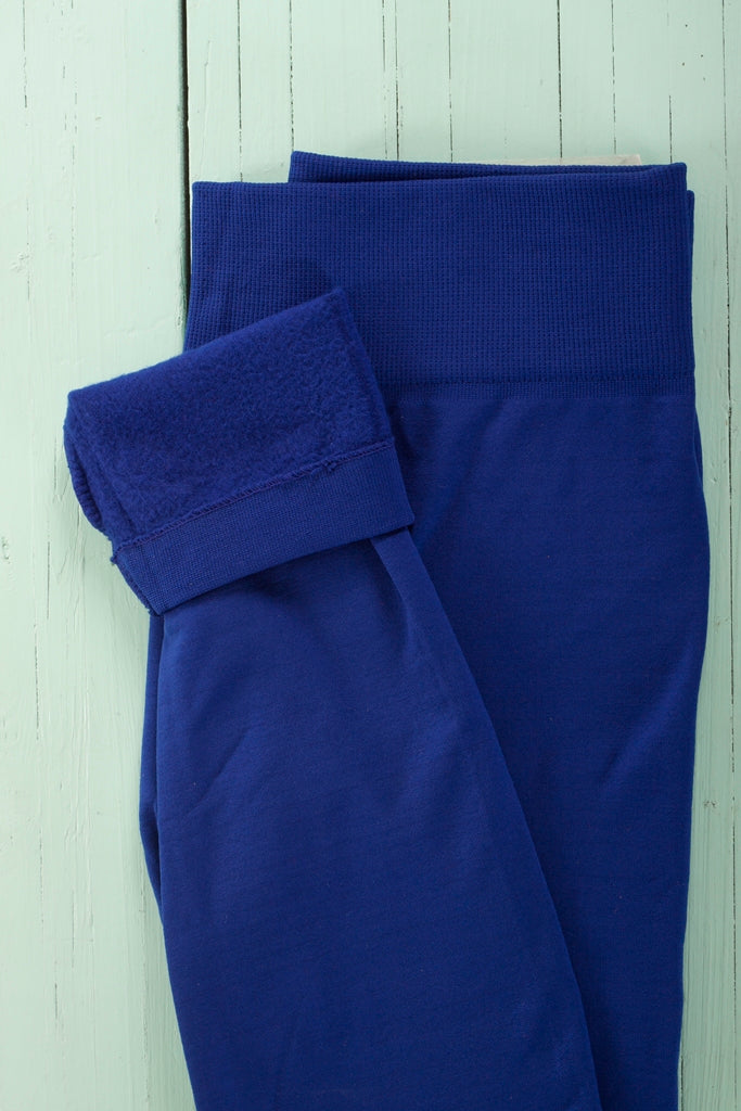 Blueberry Pie Fleece leggings - SweetLegs