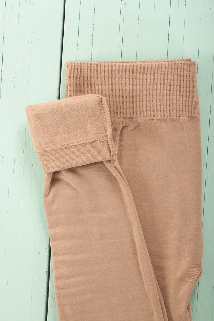 Sandy Beach Fleece leggings - SweetLegs