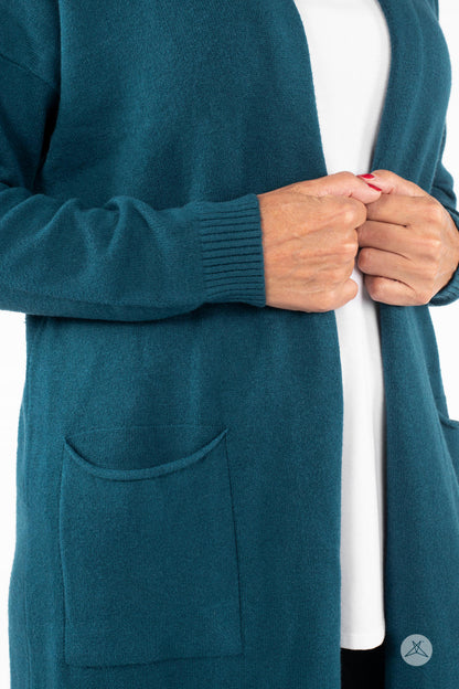 Ultra Soft Open Cardigan Northern Sea