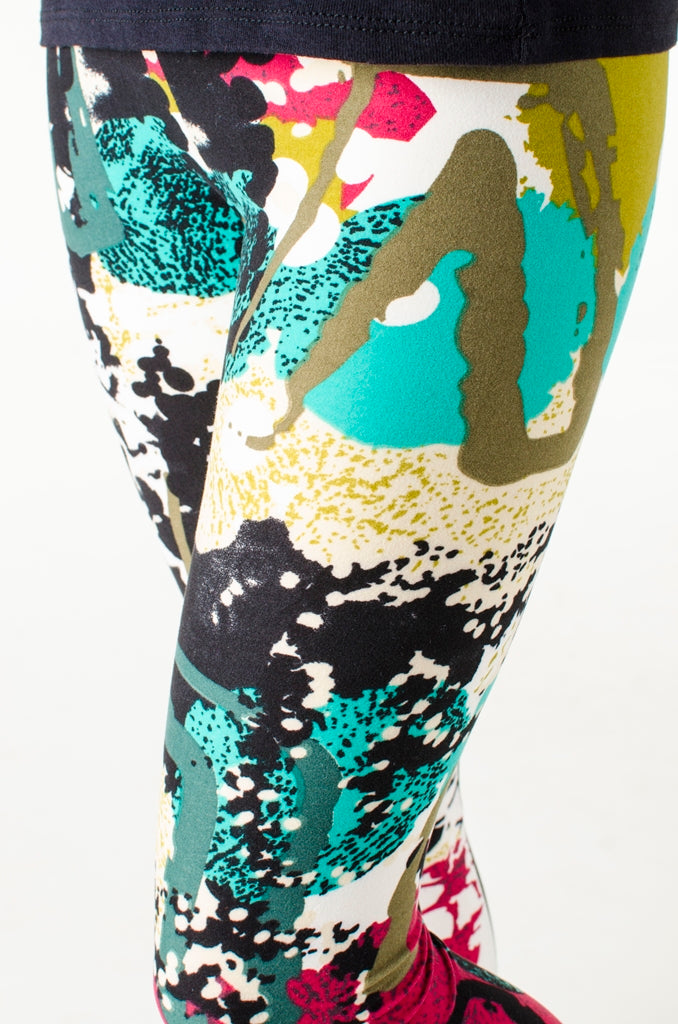 Color Splash Kids leggings - SweetLegs